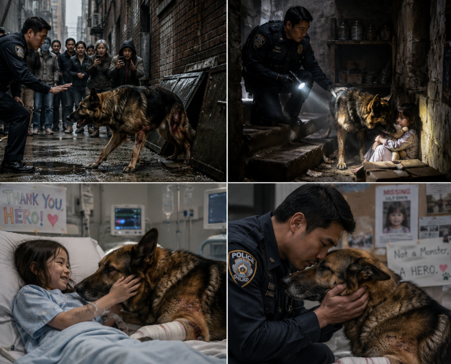 THE NEIGHBORS CALLED THE COPS ON THE “MONSTER” IN THE ALLEY… But when I finally saw what he was bleeding for, I realized I was the monster for even reaching for my handcuffs.