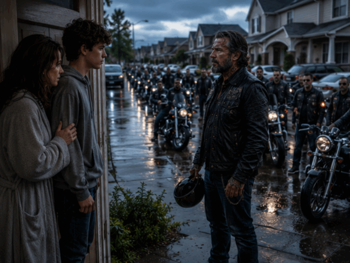 He Offered Shelter to a Stranger During a Storm—The Next Morning, an Entire Motorcycle Club Was Waiting Outside His Home