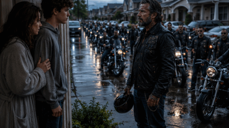 He Offered Shelter to a Stranger During a Storm—The Next Morning, an Entire Motorcycle Club Was Waiting Outside His Home