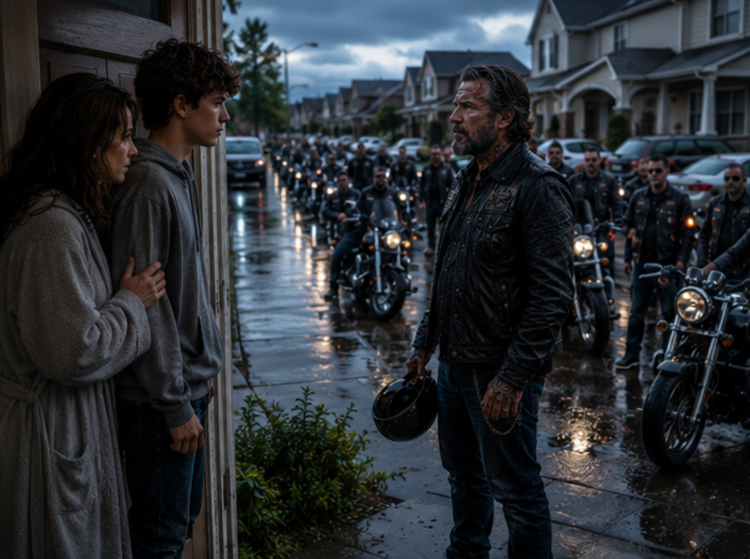 He Offered Shelter to a Stranger During a Storm—The Next Morning, an Entire Motorcycle Club Was Waiting Outside His Home