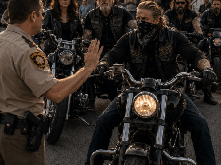 Why Did Twenty Bikers Cover Their Faces While Passing a Small White House? — The Heartbreaking Reason Left the Entire Street Speechless