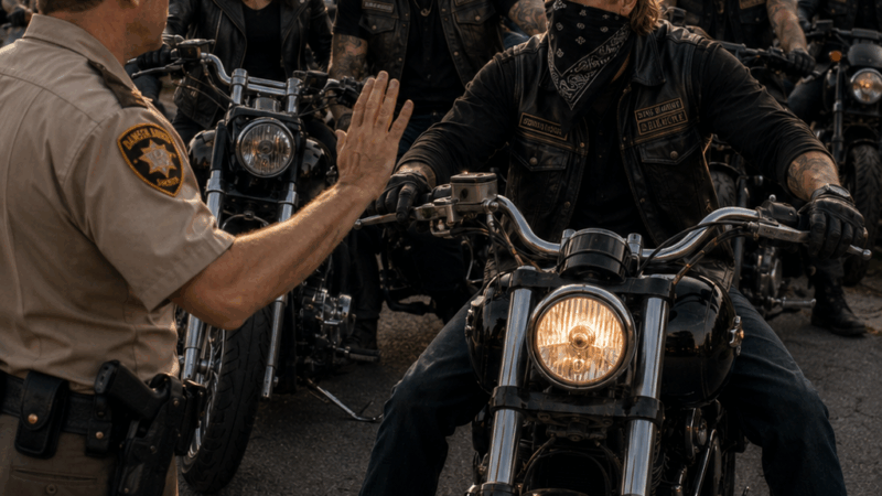 Why Did Twenty Bikers Cover Their Faces While Passing a Small White House? — The Heartbreaking Reason Left the Entire Street Speechless