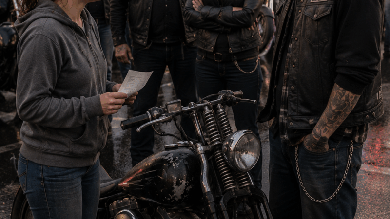 She Never Expected a $98 Harley to Lead 90 Bikers Straight to Her the Next Morning