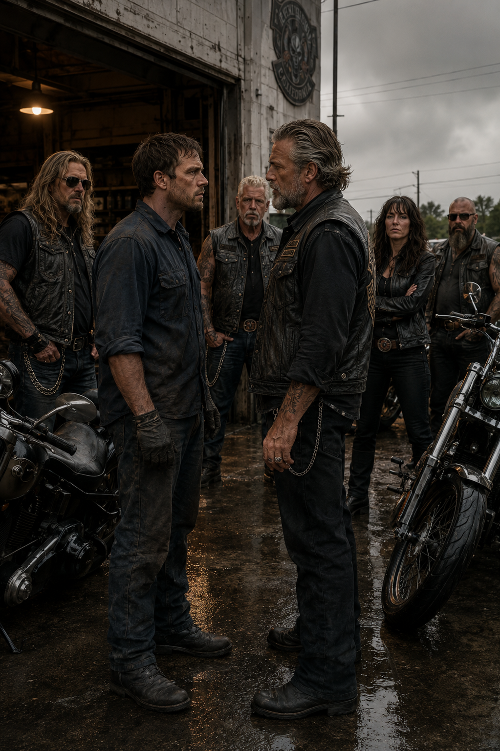 Three Days Later, Dozens of Bikers Stopped Outside My Garage… Then Everything Changed