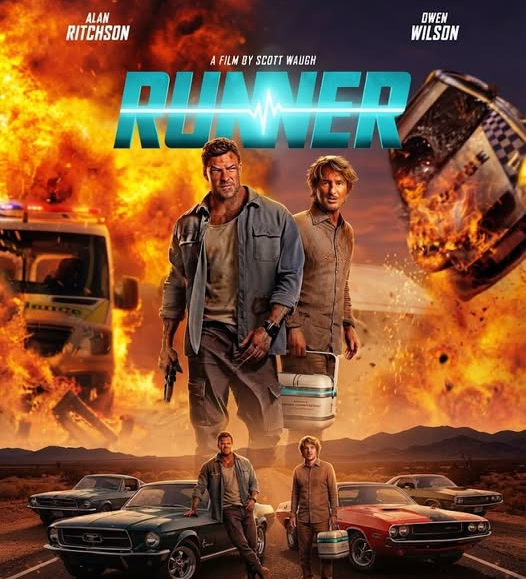 The Official RUNNER Poster Has Arrived – Alan Ritchson and Owen Wilson Race Against Time